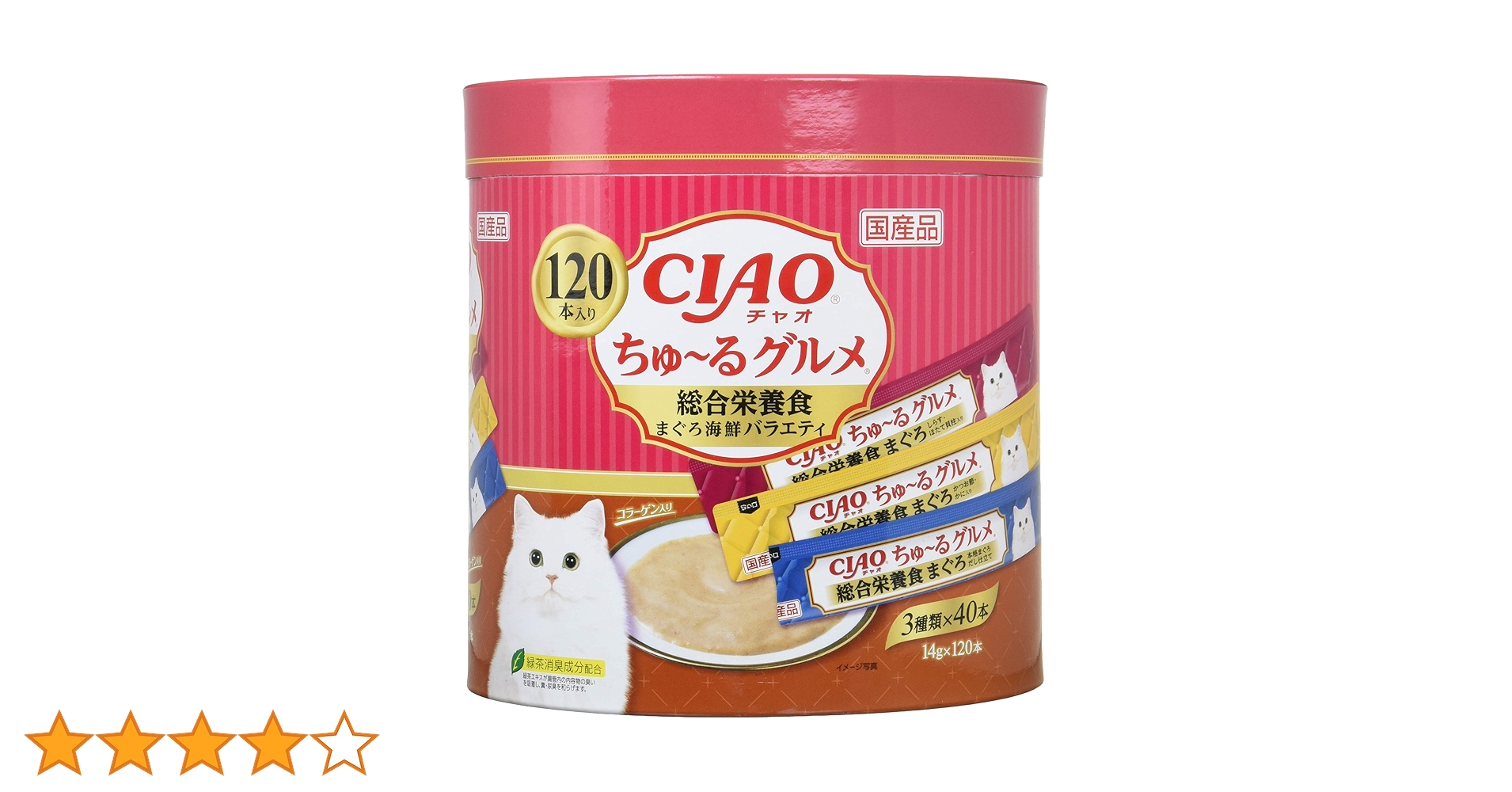 CIAO ちゅーぶ 総合栄養食 まぐろ海鮮ミックス 58本/まぐろ 19本 Amazon.co.jp: チャオ (CIAO) 猫用おやつ ちゅ~る グルメ 総合